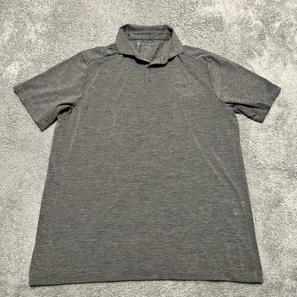 Travis Mathew Golf Polo Shirt Mens Large Gray Performance - Picture 1 of 7